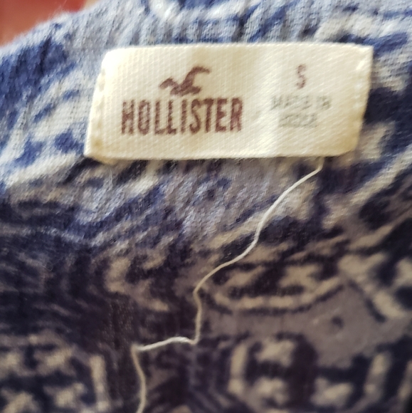 Slight Crop Long Sleeve Peasant Top - Picture 5 of 6